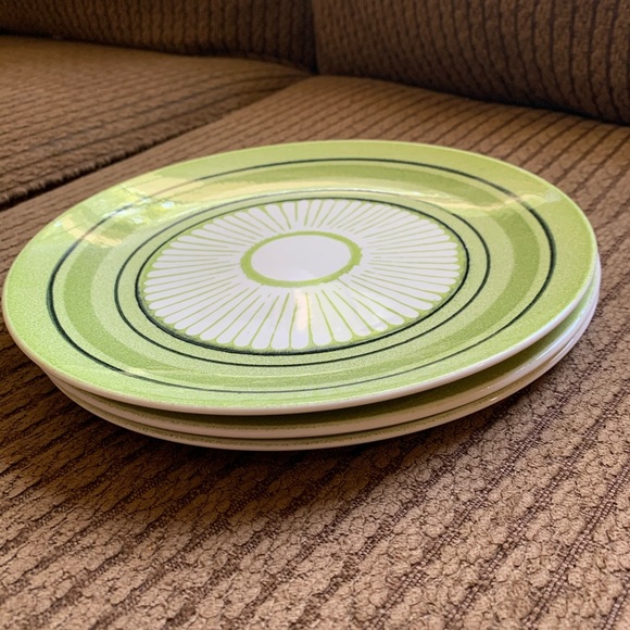 Vtg MCM Taylor Ironstone Green Span Dish - Picture 2 of 11